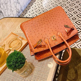 classic handbag styled with outfit 18