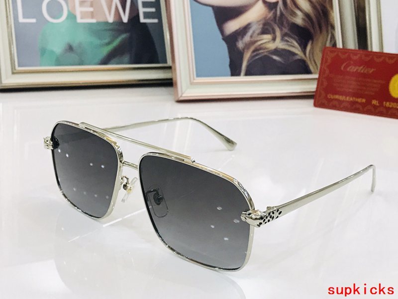 Angled view of Cartier unisex sunglasses