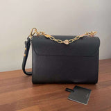 Close-up detail of premium statement women's handbag – women's premium purse