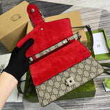 Front view of structured classic women's handbag – women's premium purse