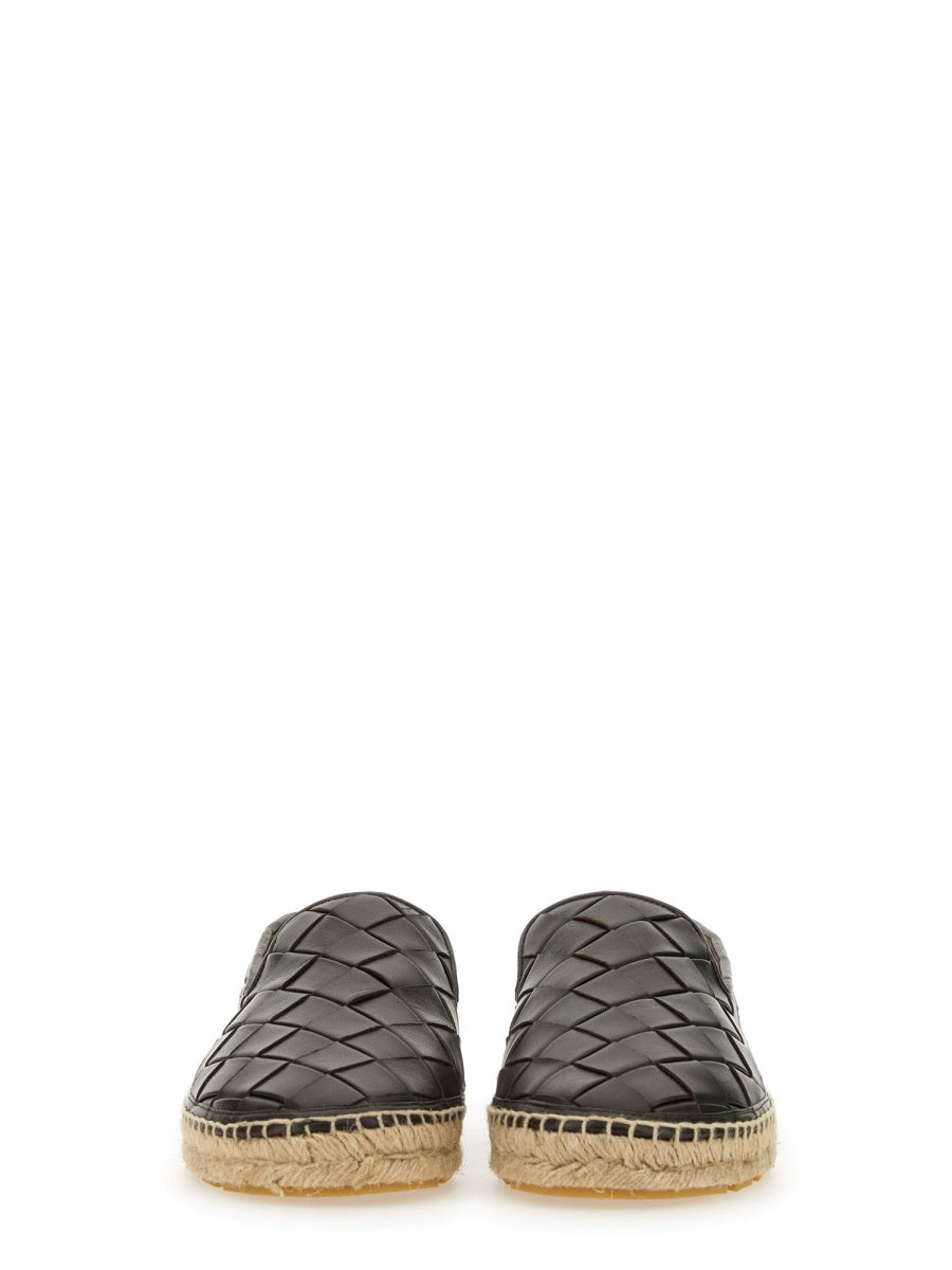 Bottega Veneta flats side profile designer luxury fashion