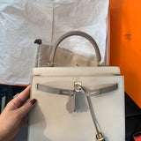 Close-up detail of versatile bag design