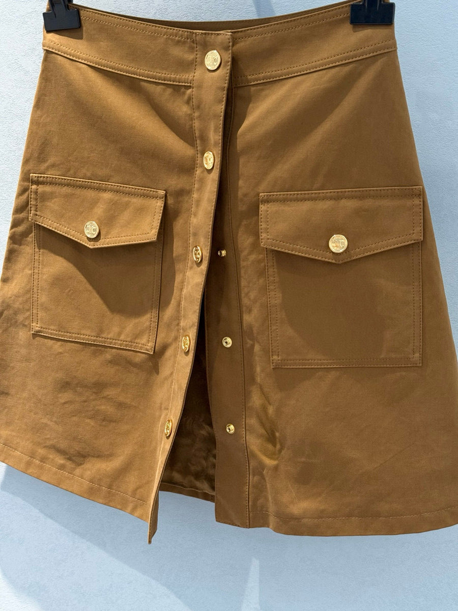 Celine Skirt detail shot – designer craftsmanship and quality