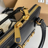 Interior view of classic refined women's handbag – women's luxury handbag