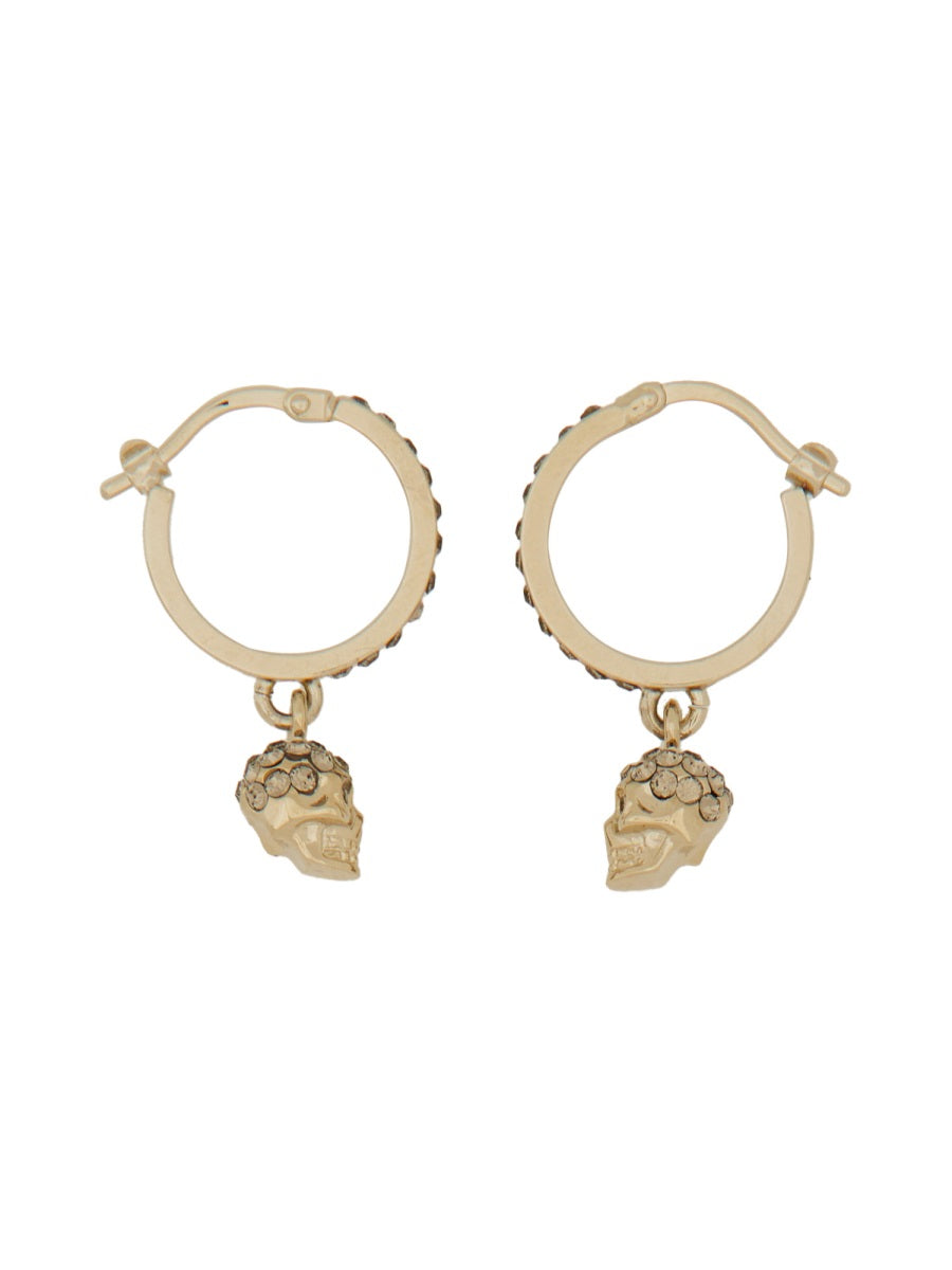 Alexander McQueen Accessories? Alexander Mcqueen Women Orecchini A Cerchio Skull Premium Everyday Designer Accessory