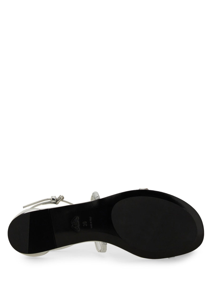 Alexander McQueen Shoes? Alexander Mcqueen Women Strappy Sandal Premium Designer Casual Shoes
