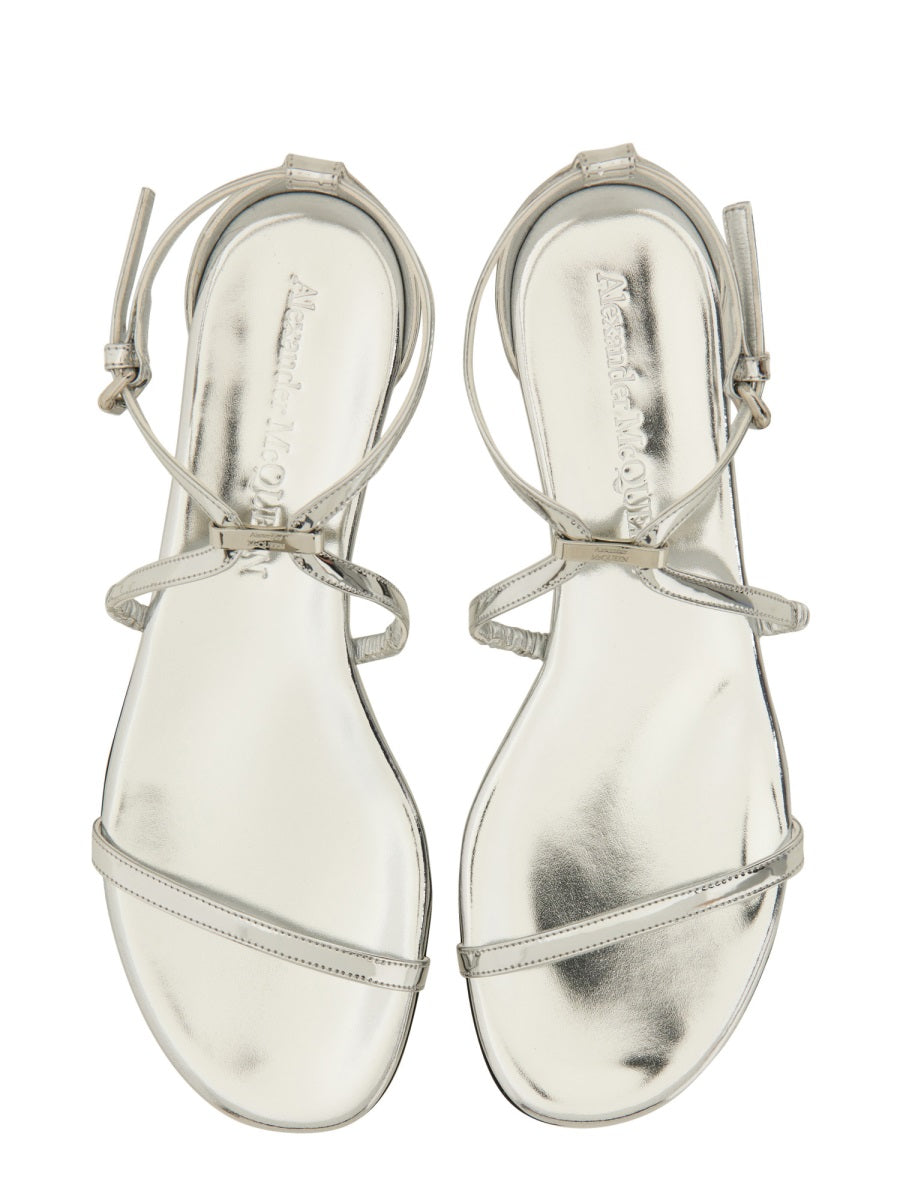 Alexander McQueen Shoes? Alexander Mcqueen Women Strappy Sandal Premium Designer Casual Shoes