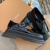 Elegant Faux Leather Shoes - Statement Everyday Style | Women's Premium Footwear #1537 - back view (image 16) of designer-inspired shoes