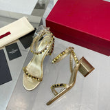 Valentino Garavani luxury shoes detail shot