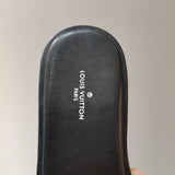 Louis Vuitton Red Low-Top Sneakers - Heel Detail View