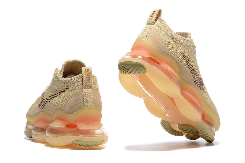 Nike stone beige luxury sneakers view 9 padded collar comfort