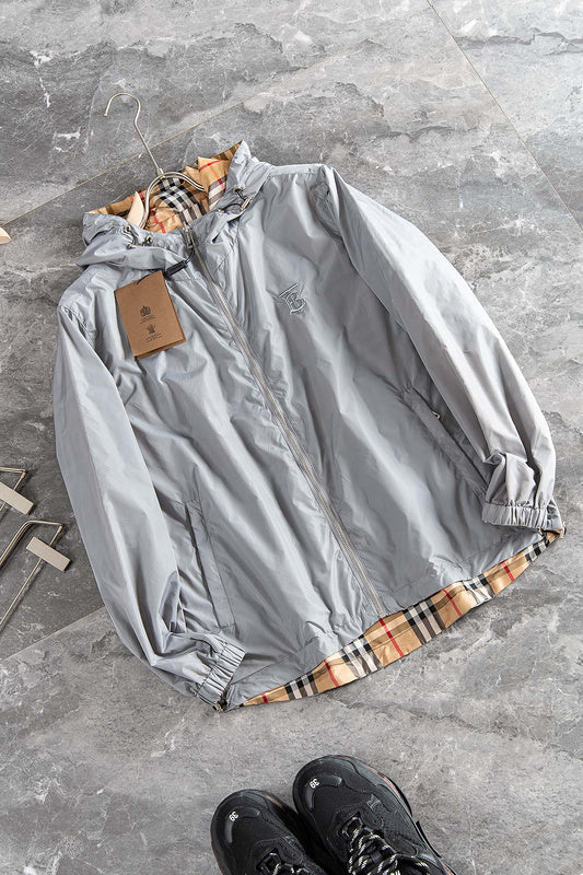 Close-up of Burberry designer clothing craftsmanship