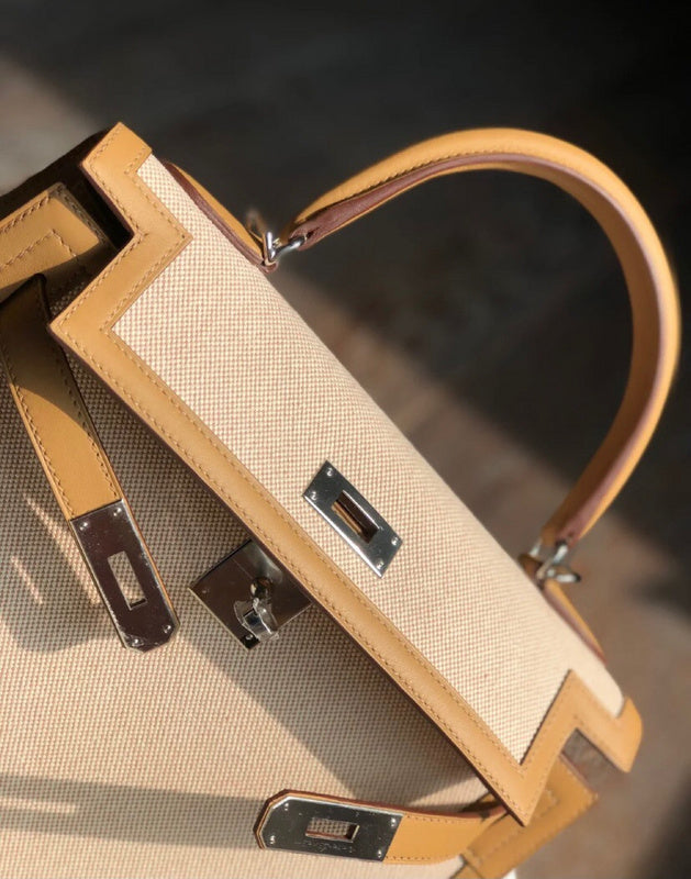 Close-up detail of contemporary bag design