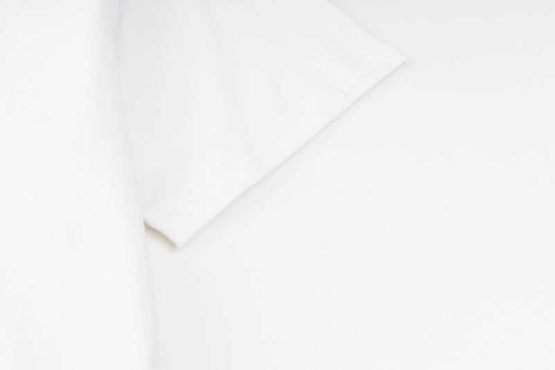 Close-up detail shot of Louis Vuitton cotton t-shirt with contemporary cut