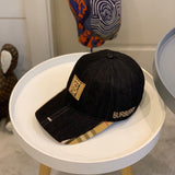 Front view of Burberry unisex cap