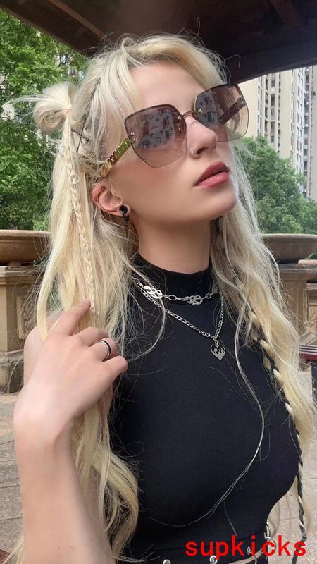 Front view of Louis Vuitton unisex sunglasses