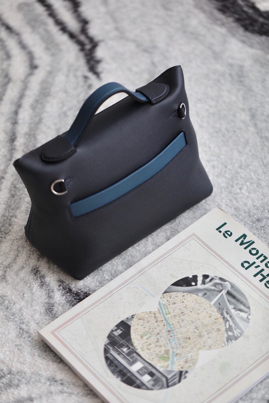 Close-up detail of timeless bag design