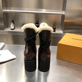 Close-up of Louis Vuitton shoes craftsmanship