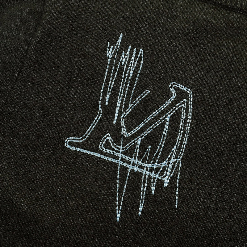 Back view of Louis Vuitton luxury clothing with relaxed-fit cut