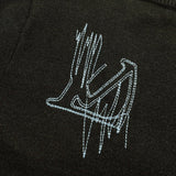 Back view of Louis Vuitton luxury clothing with relaxed-fit cut