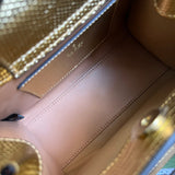 Side profile of signature modern women's handbag – women's luxury handbag