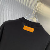 Side profile of Louis Vuitton cotton t-shirt with streetwear-inspired cut