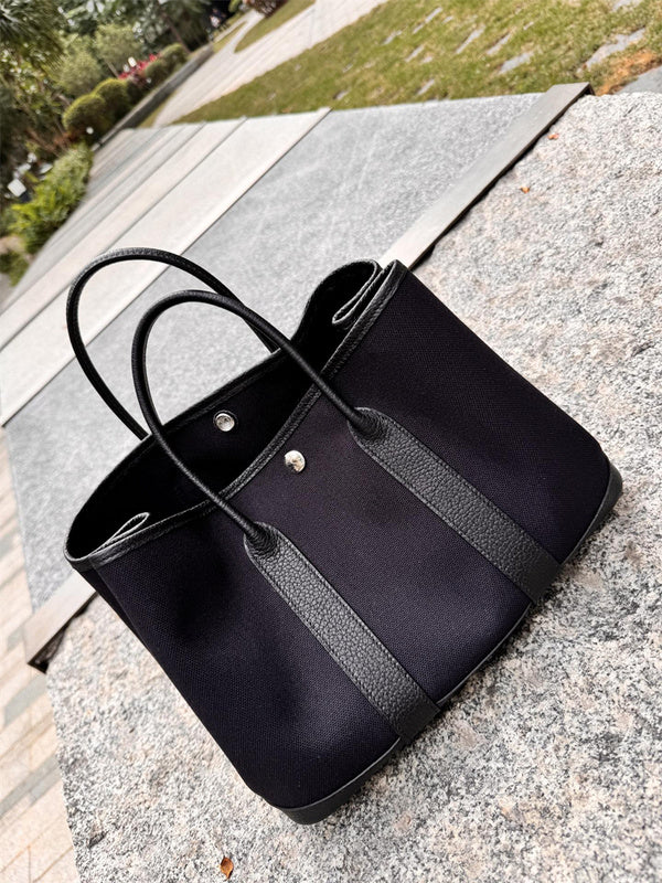 Close-up detail of statement bag design