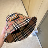 Side view of Burberry unisex cap