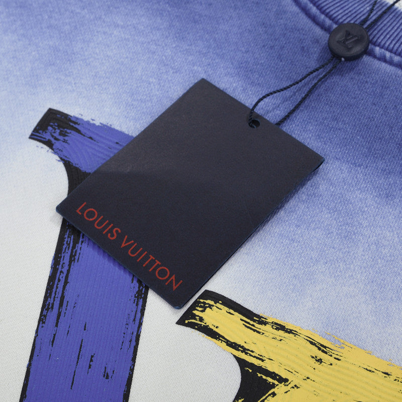 Back view of Louis Vuitton luxury clothing with streetwear-inspired cut