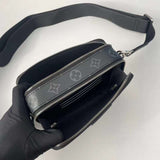 Handle and strap detail of statement classic women's handbag – women's premium purse