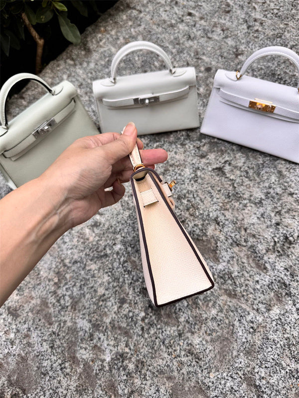 Close-up detail of sophisticated bag design