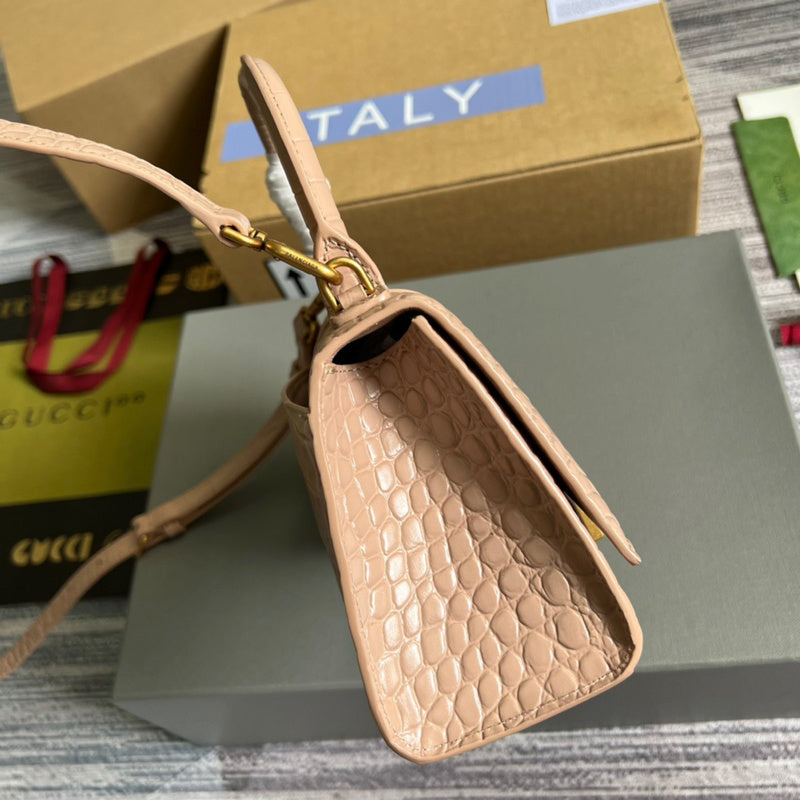 Chic Faux Leather Handbag - Versatile Everyday Design | Women's Everyday Carry Handbag #286 - back view (image 4) of designer-inspired handbag
