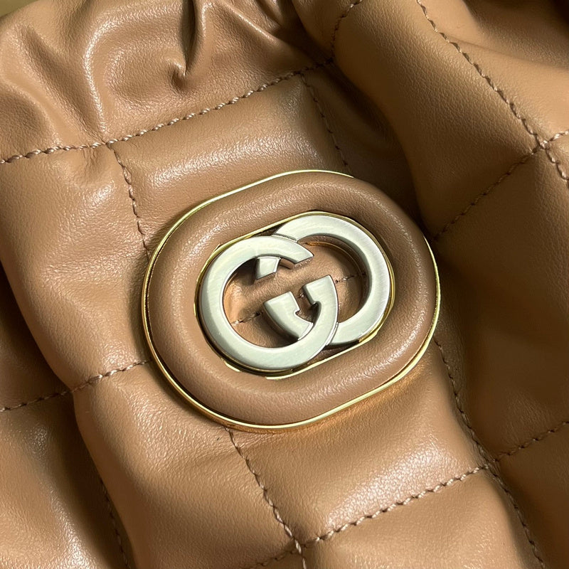 Side profile of everyday-luxe structured women's handbag – women's designer-style accessory