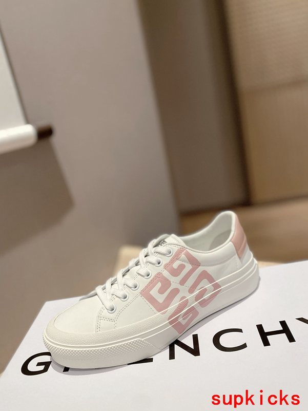 Givenchy Tan Slip-On Sneakers - Front View