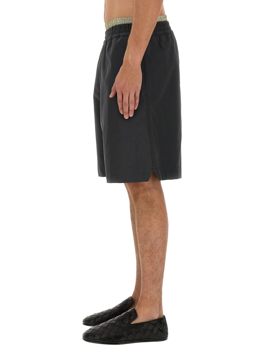 Bottega Veneta pants side profile designer luxury fashion