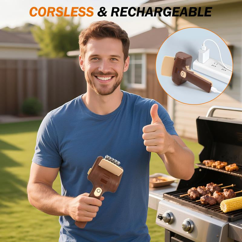 Electric Grill Brush- Cordless Rechargeable
