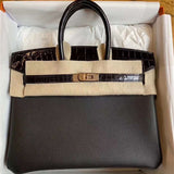  Sleek top-handle bag front view