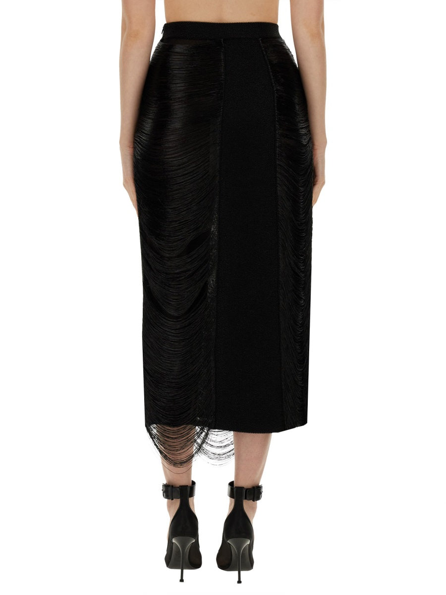 Alexander McQueen Skirts? Alexander Mcqueen Women Long Skirt Chic Everyday Designer Skirt