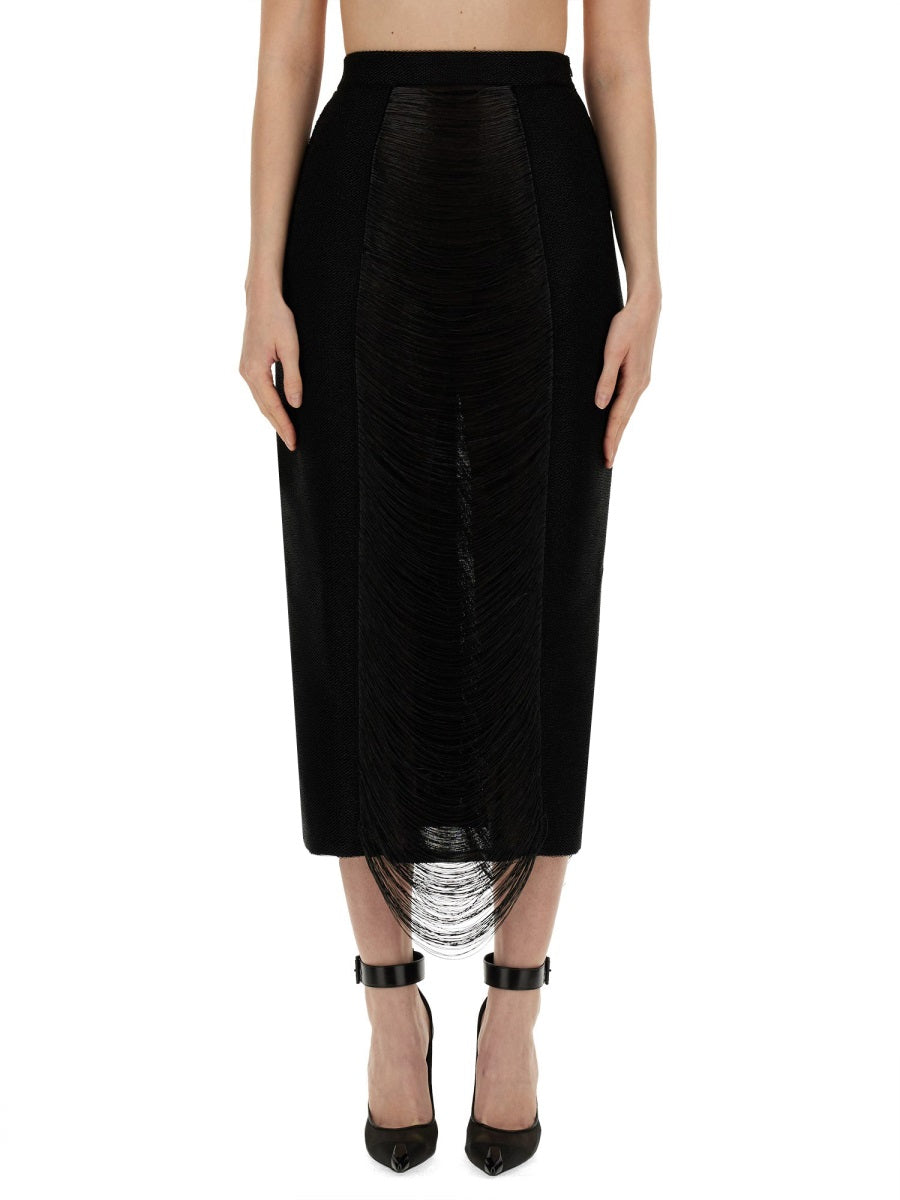 Alexander McQueen Skirts? Alexander Mcqueen Women Long Skirt Chic Everyday Designer Skirt