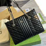 Back view of elevated premium women's handbag – women's luxury handbag