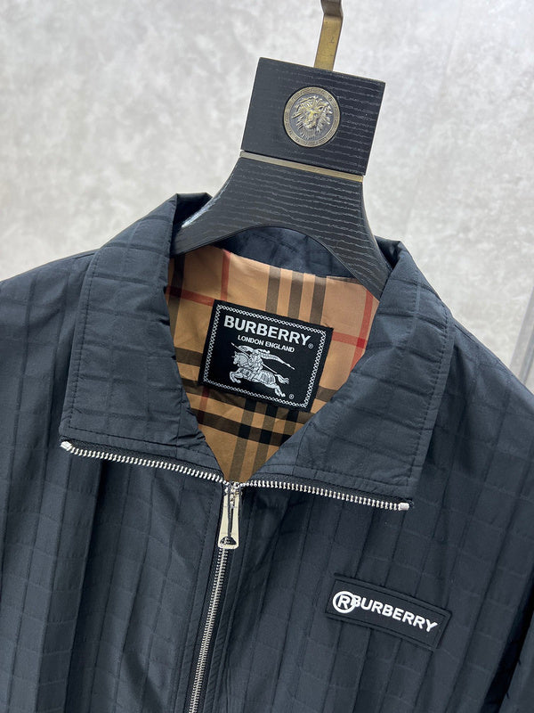 Close-up of Burberry designer clothing craftsmanship