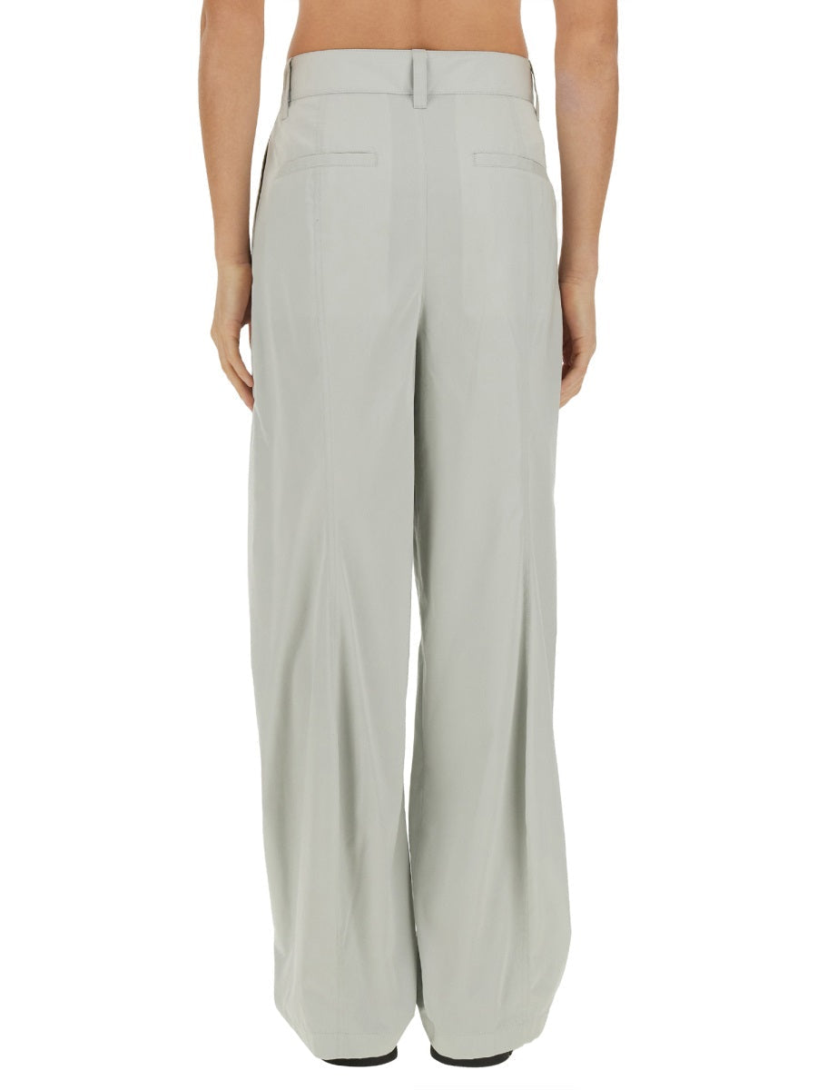 Bottega Veneta premium pants detail and craftsmanship close-up
