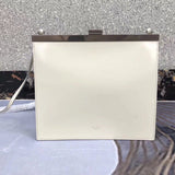 Front view of statement polished women's handbag – women's statement bag