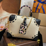 Front view of sleek statement women's handbag – women's premium purse