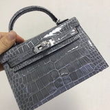 Close-up detail of sophisticated bag design