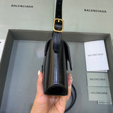 Contemporary Vegan Leather Handbag - Polished Finish | Women's Fashion Handbag #441 - back view (image 4) of designer-inspired handbag