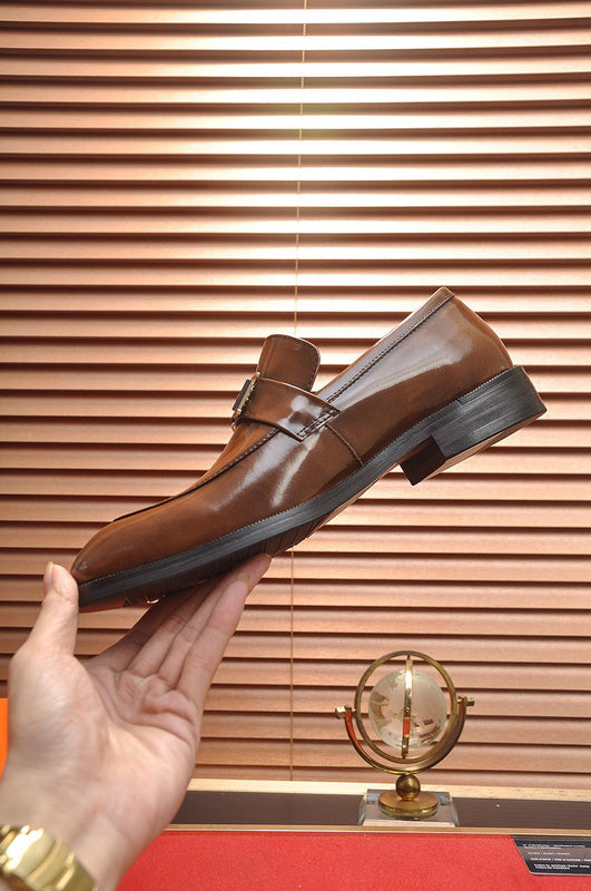 Hermes shoes Style 064 - close-up of luxury comfort fit