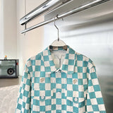 Back view of Louis Vuitton luxury clothing with relaxed-fit cut