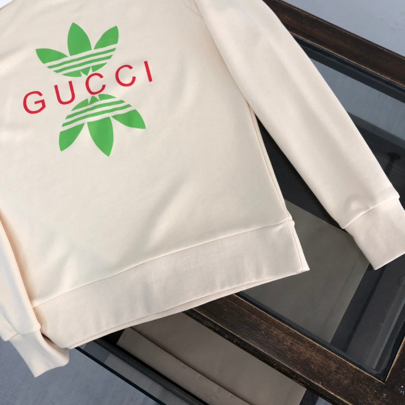 Front view of Gucci luxury clothing with relaxed-fit cut