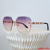 Side view of Louis Vuitton unisex sunglasses